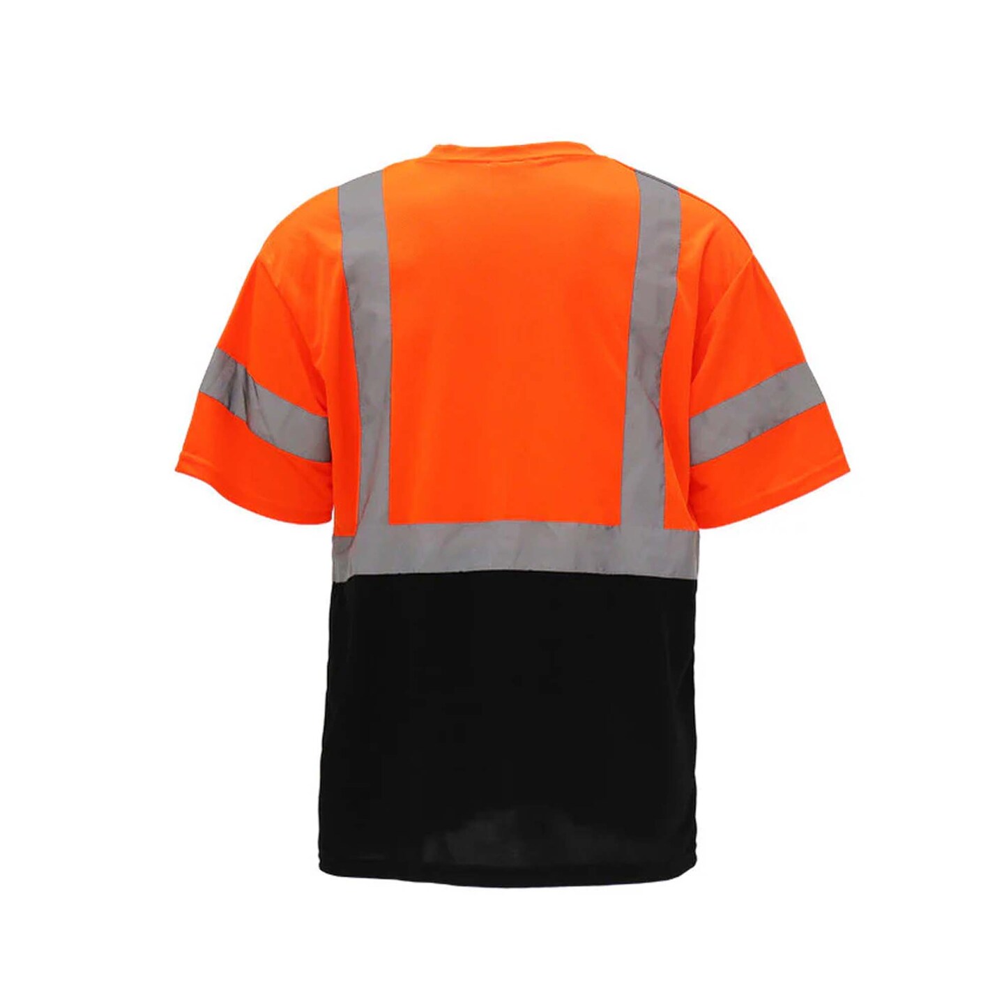 13 Tone High Visibility Black Bottom Safety T-Shirt
