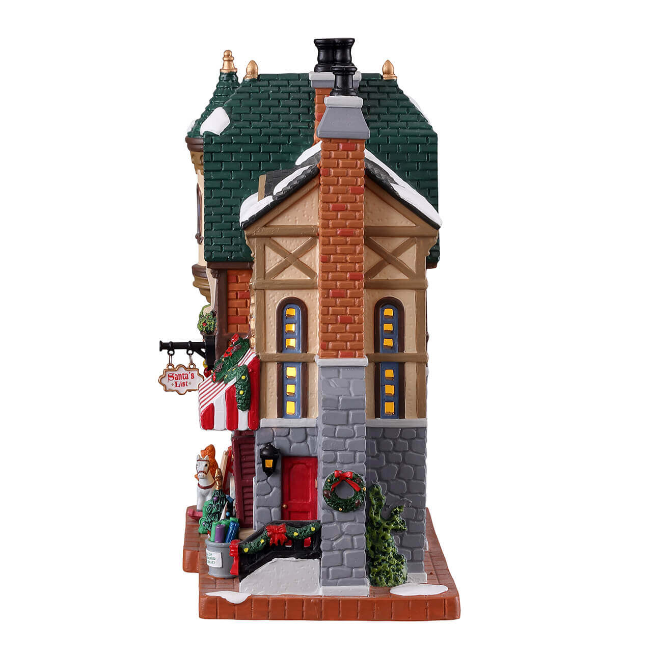 LEMAX Santa&#x27;s List Toy Shop #15798