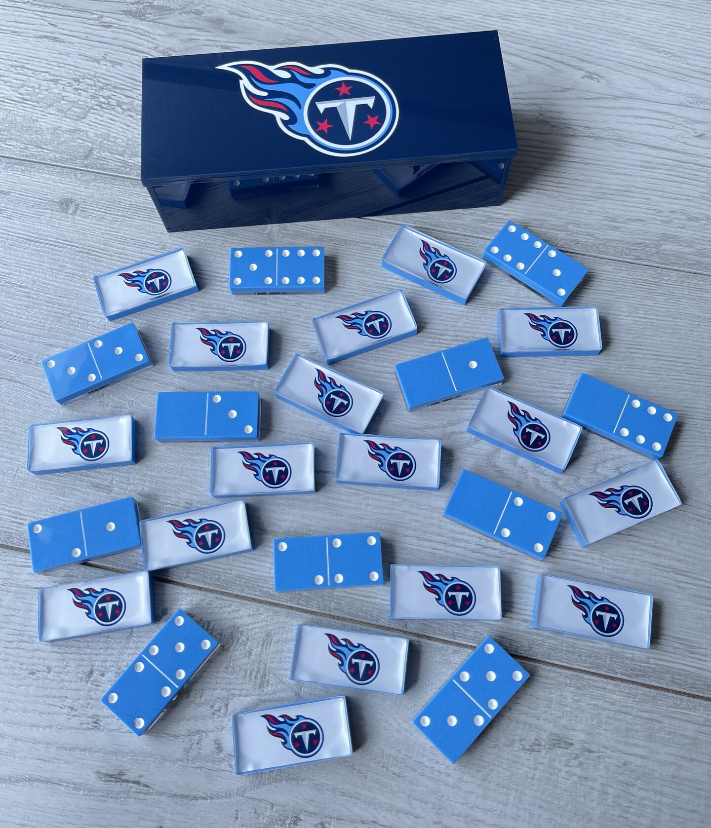 Personalized Sports deals Team Resin Dominoes Set