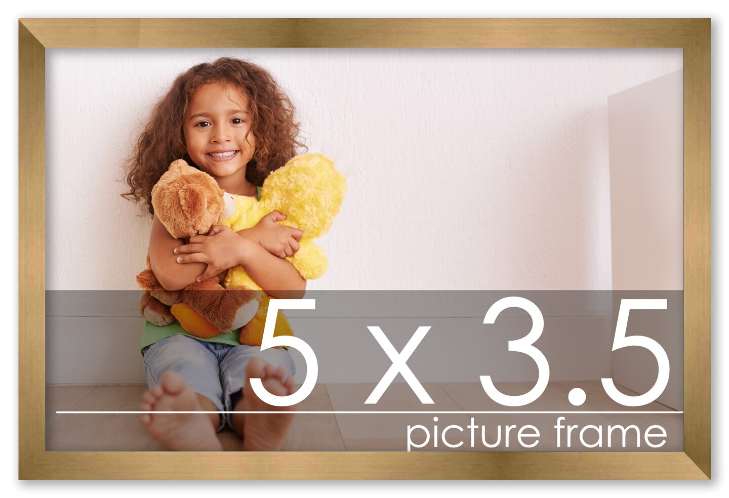 5x3.5 Solid Wood Picture Frame with UV-Resistant Acrylic & Acid-Free Backing, Available in 6 Finishes: Matte Black, Matte White, Metallic Bronze, Silver, Natural Wood Grain & Mahogany