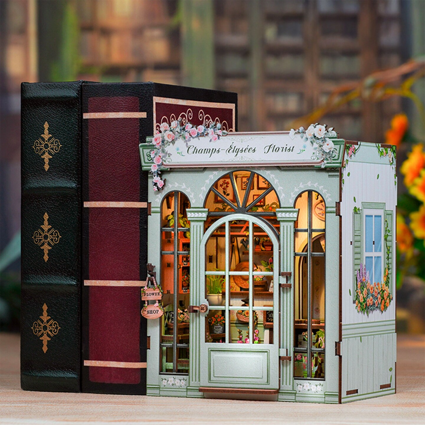 DIY Book Nook Kit - Champs-&#xC9;lys&#xE9;es Florist