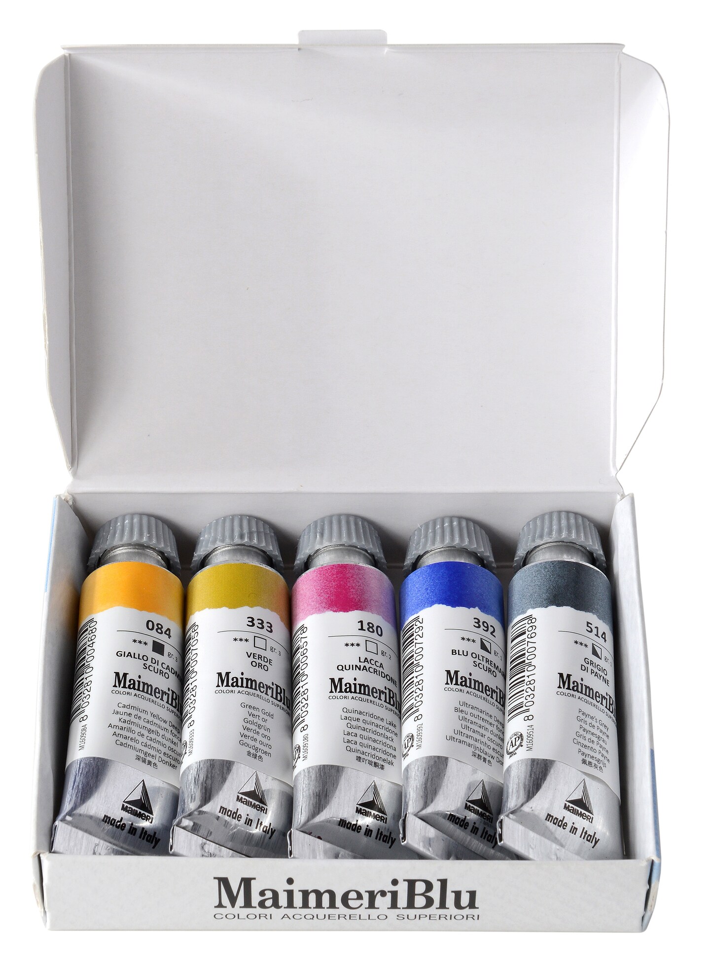 MaimeriBlu Watercolor Paint Introduction Set 5/Pkg-Assorted Colors