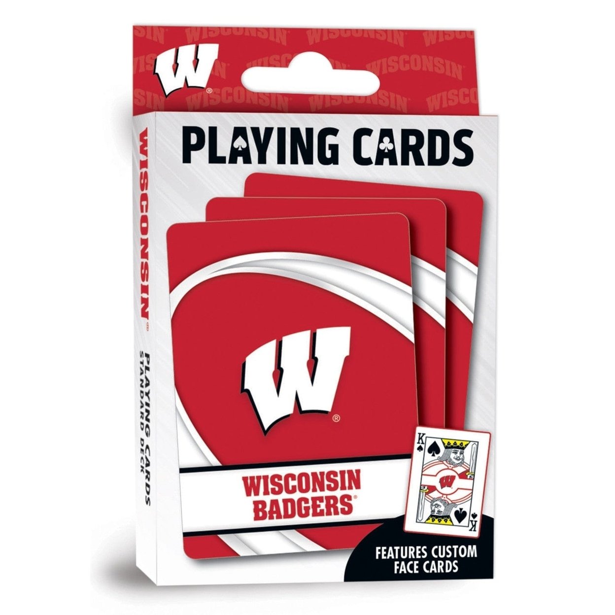Wisconsin Badgers Playing Cards 54 Card Deck Officially Licensed Ncaa Team Cards