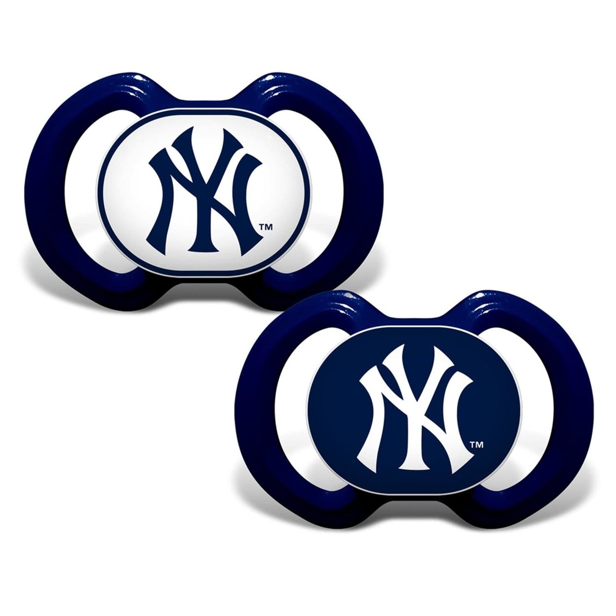 York Yankees Pacifier 2-Pack Orthodontic Silicone Bpa-Free Infant Safe