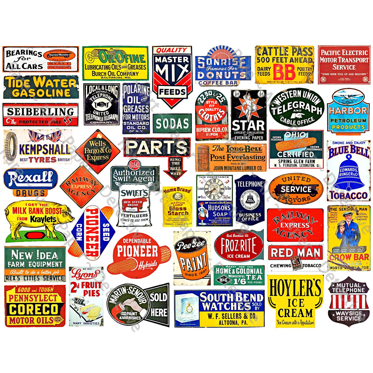 model-railroad-sign-stickers-for-train-layouts-vintage-advertising-decals-dollhouse-miniatures-and-decor-diorama-scenery-accessory-722-makerplace-by-michaels