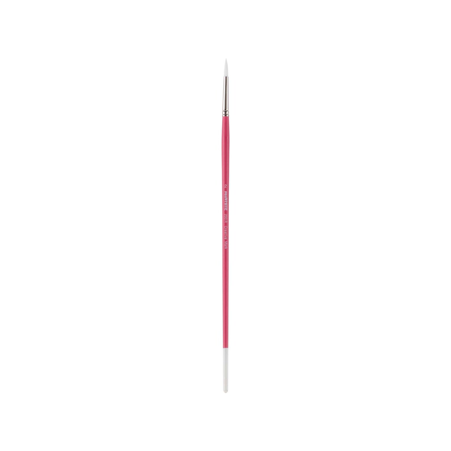 Creative Mark Pro White Soft Filament Acrylic Paint Brushes - Round - Versatile Synthetic Brushes for Acrylic Painting , Gouache, Oils &#x26; Caseins