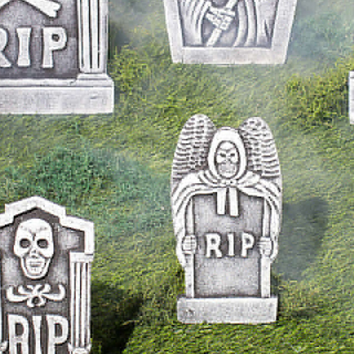 Grim Reaper Foam Tombstone