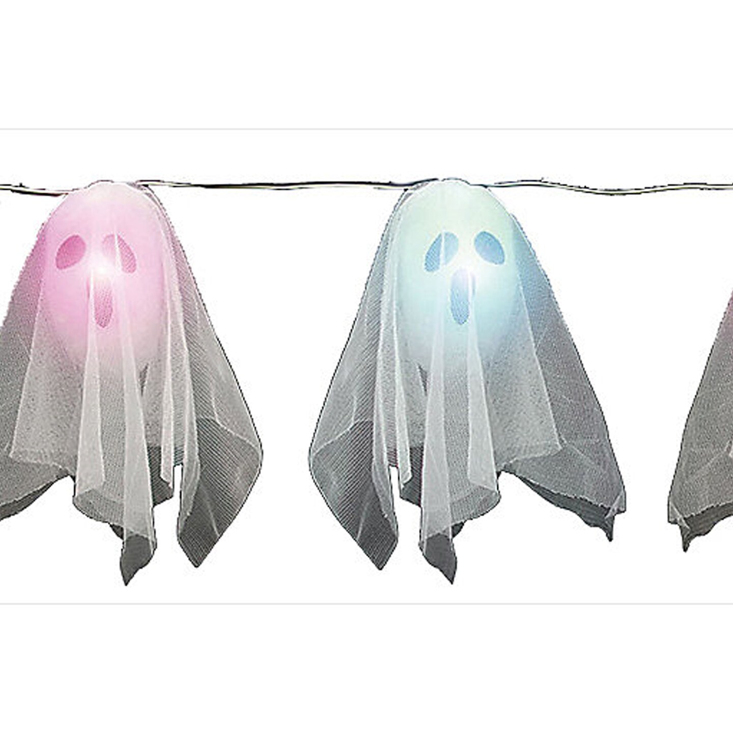Light Up Ghost String Lights Halloween Decoration