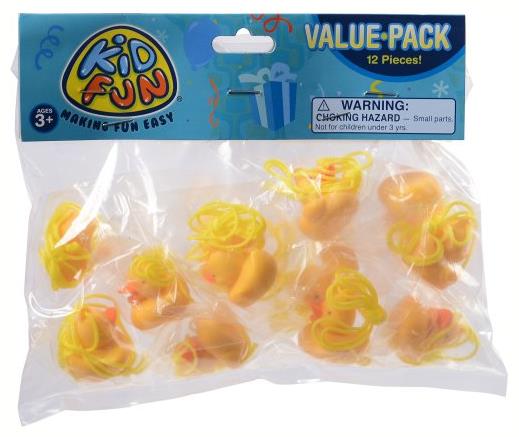 Rubber Duck Necklaces Include 12 Units