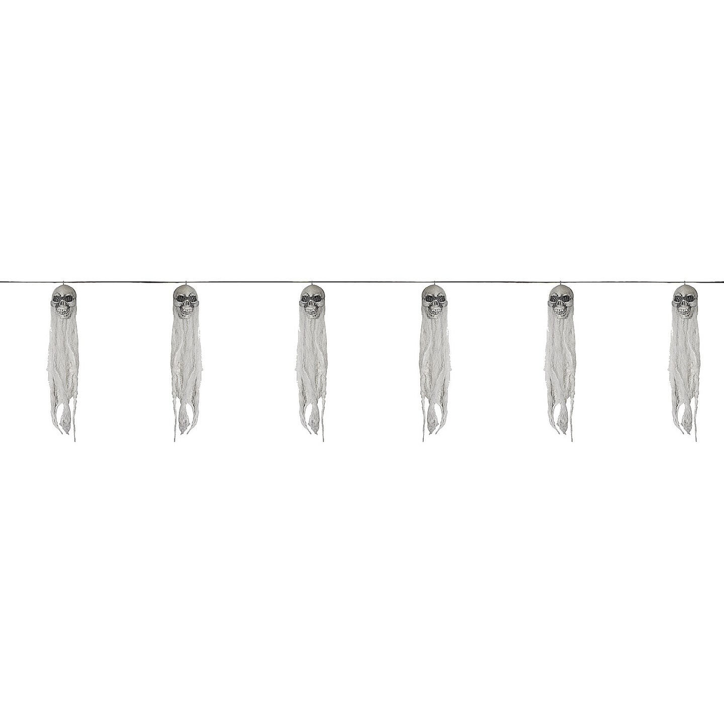 Skull Ghost Garland 60 Inches