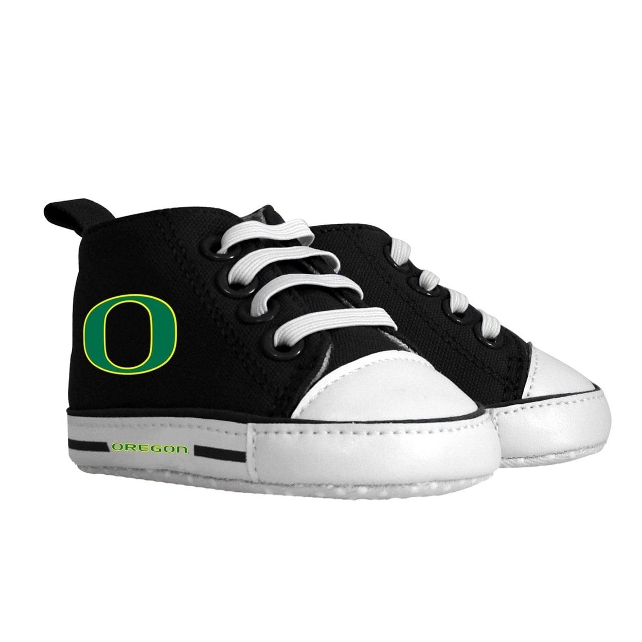 Oregon Ducks Baby High Top Pre-Walkers Unisex Infant Shoes Soft Fabric Grippers