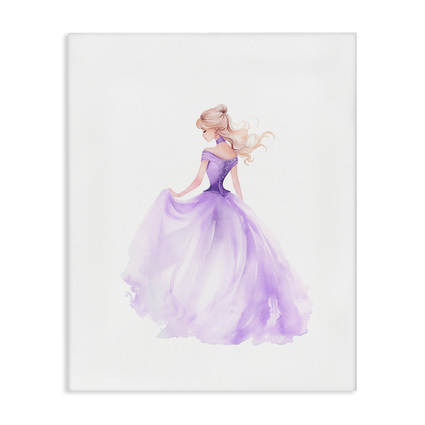 Stupell Industries Beautiful Princess Ballgown Canvas, design by Christine Simpson Art