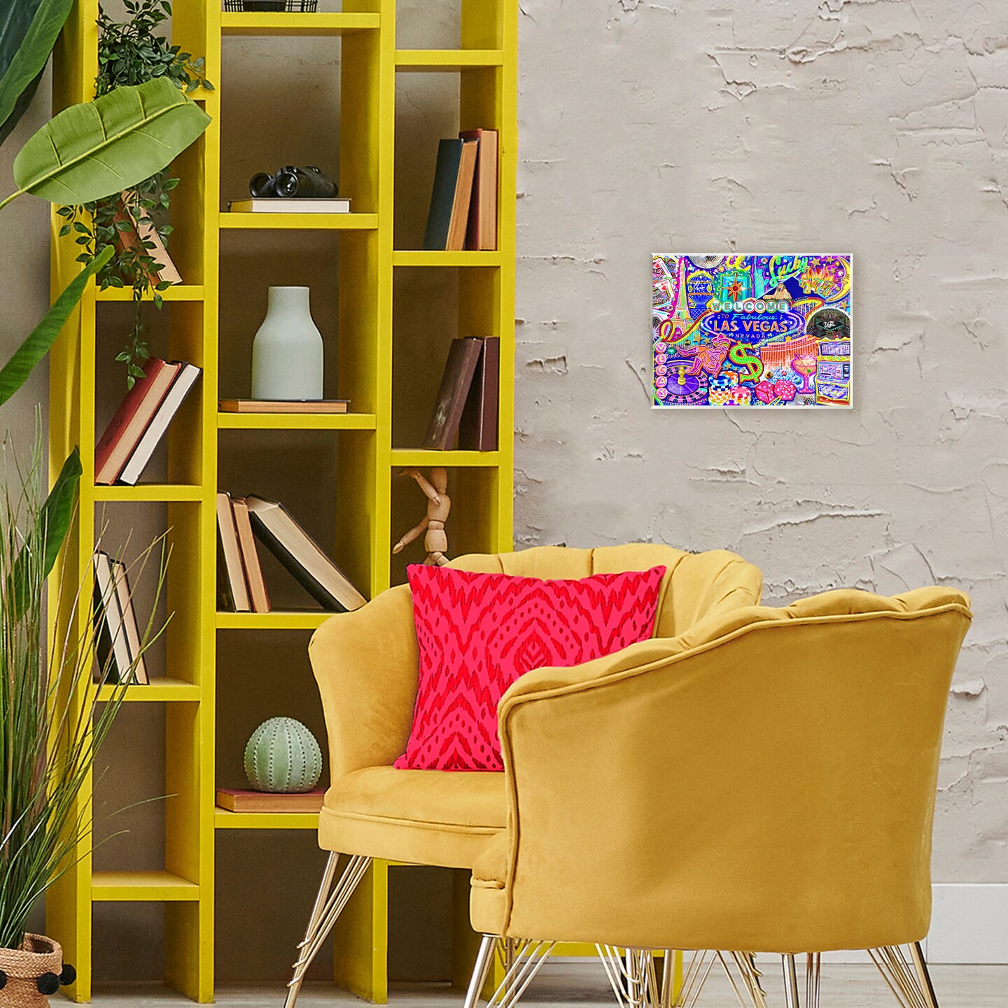 Stupell Industries Fabulous Las Vegas Fun Wall Plaque, design by Jess Stempel