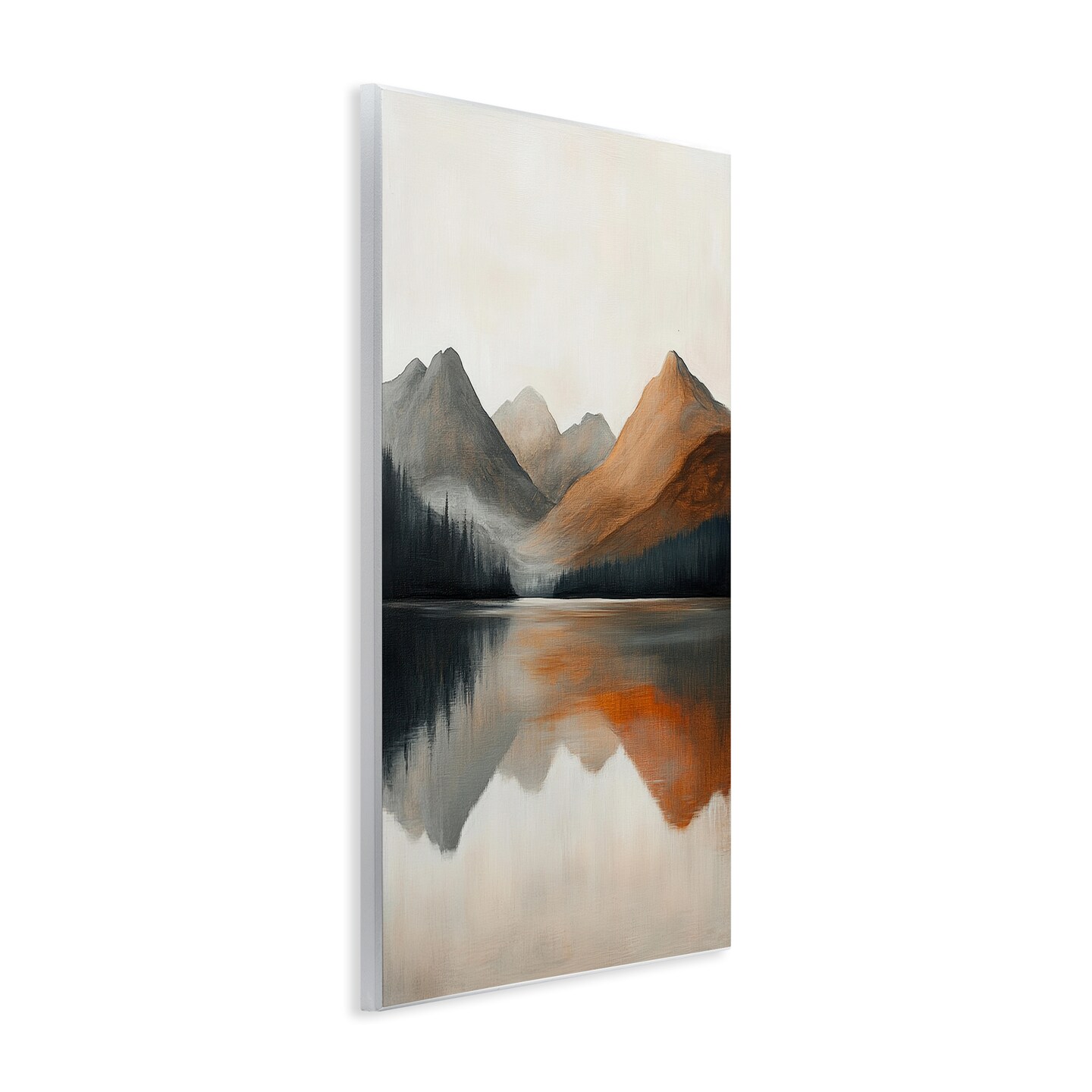 Stupell Industries Terracotta Reflection Abstract Landscape Wall Plaque, design by Petal Prints Design
