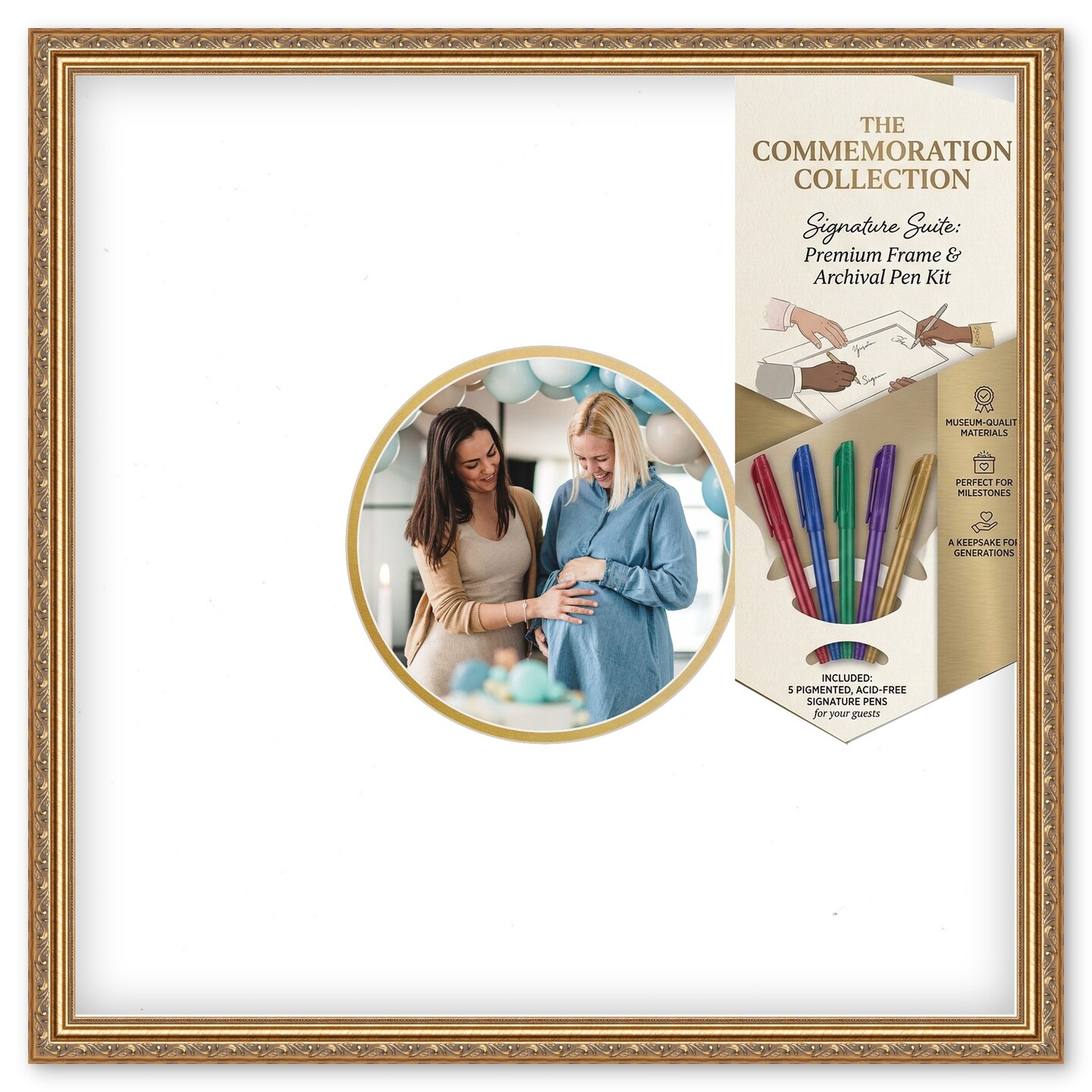CustomPictureFrames.com Signature Frame - Multiple Sizes Made in the USA