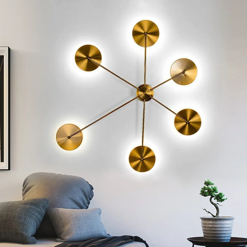 Modern Wall Sconces Sputnik Wall Light Creative Ceiling Lamp Art Decoration