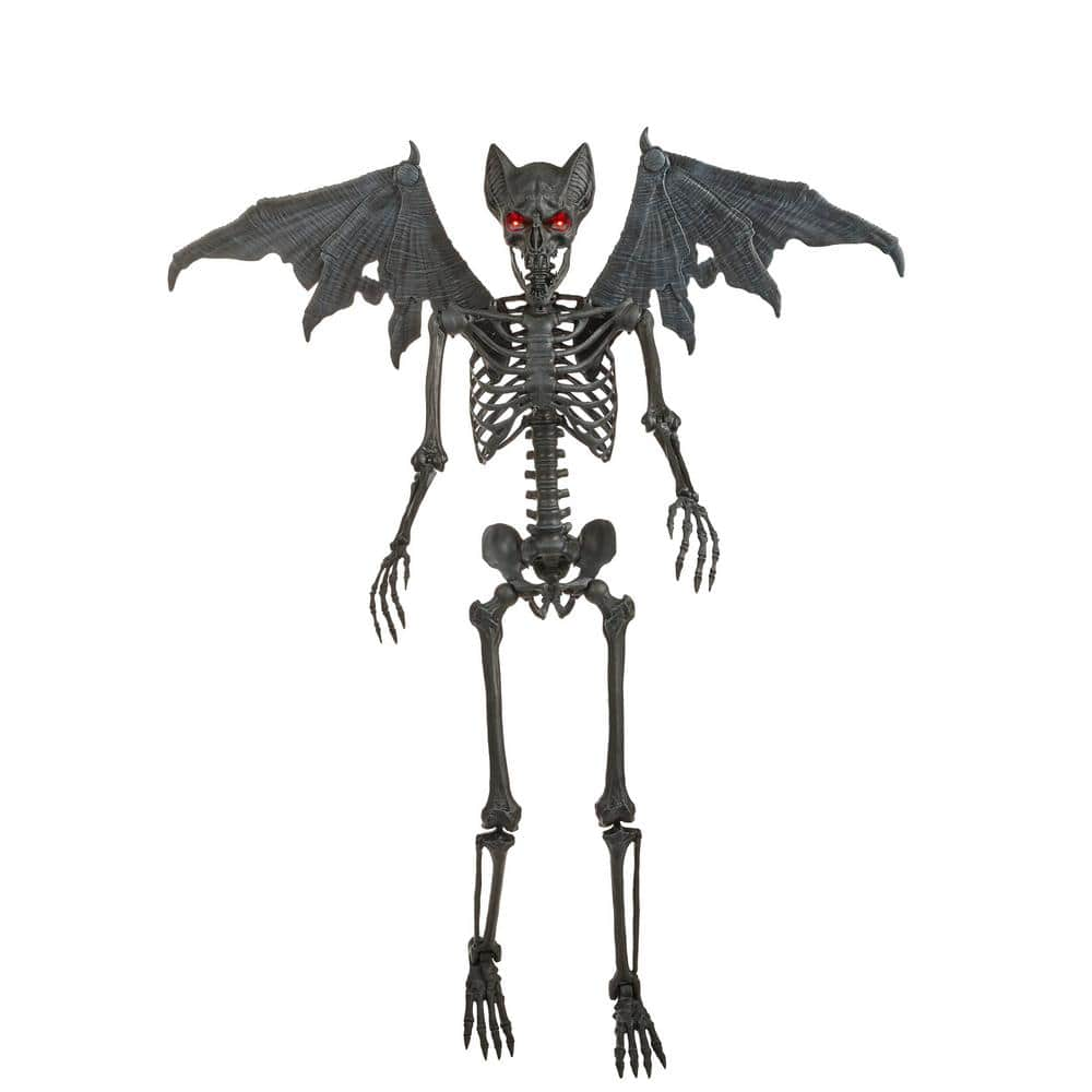 Halloween 5 ft. LED Pose N Stay Bat Skeleton