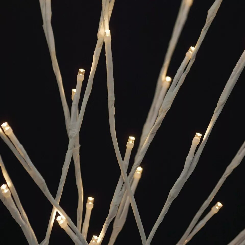 3 Warm White 31 in LED TREES Lighted Artificial Branches Party Event Decorations