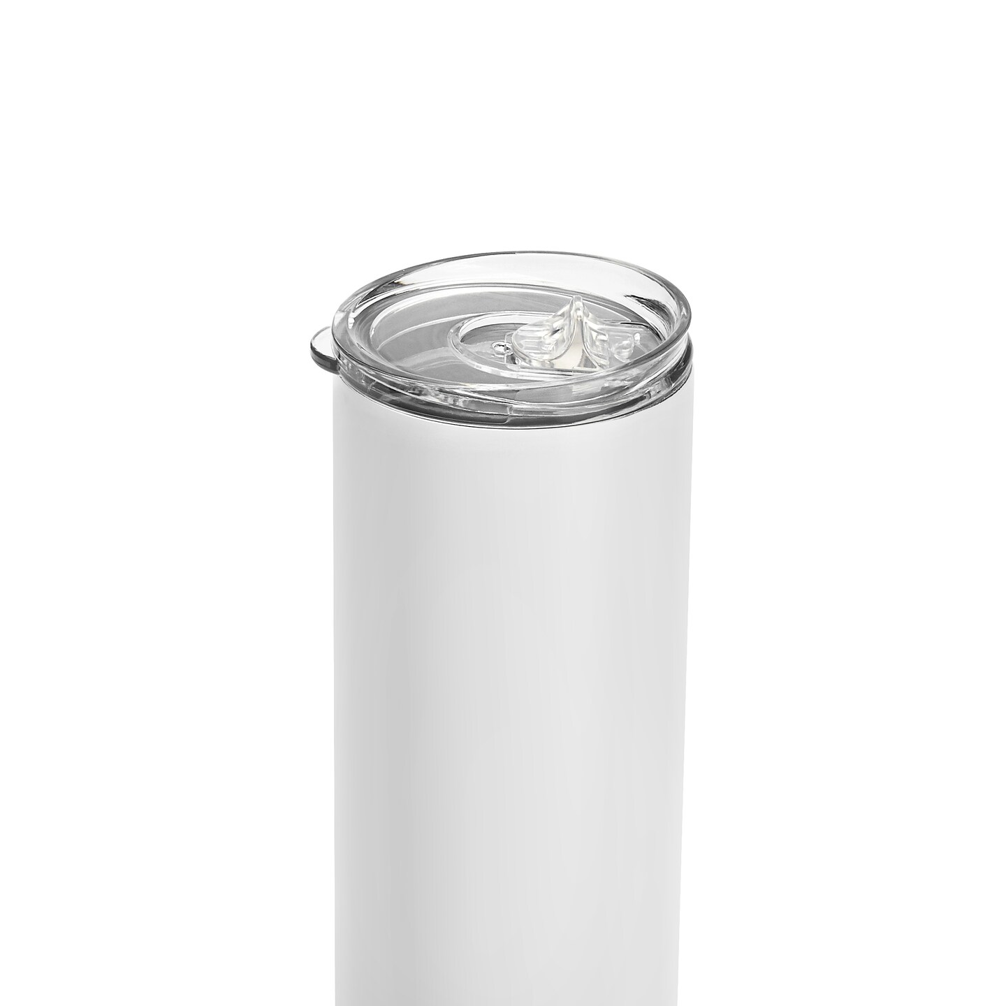 makerflo 20 oz Skinny Powder Coated Tumbler, Stainless Steel Insulated Travel Tumbler Mug with Splash Proof Lid & Straw, for Tea, Wine, Water, Hot Cold Drink, For Personalized DIY Gifts