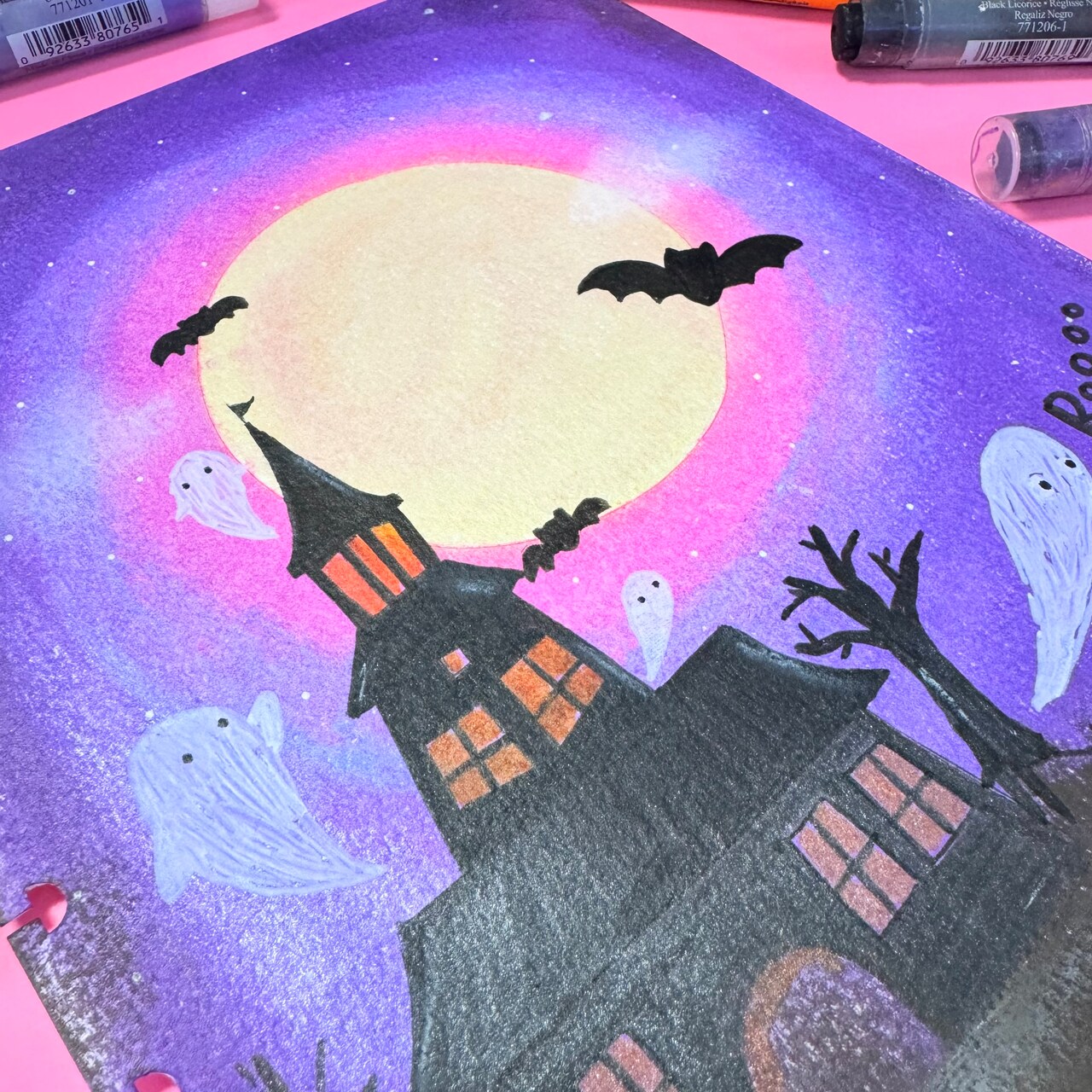 A Spooky Halloween Art With Faber-Castell® Gelatos
