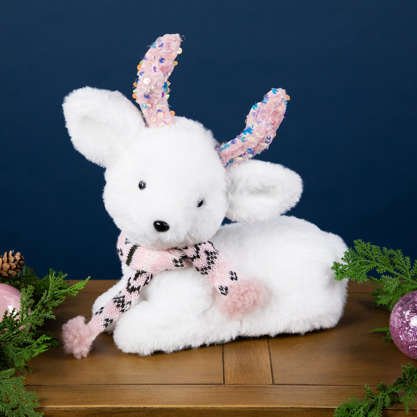 Northlight Sequined Baby Reindeer Calf Christmas Figurine - 10.5"