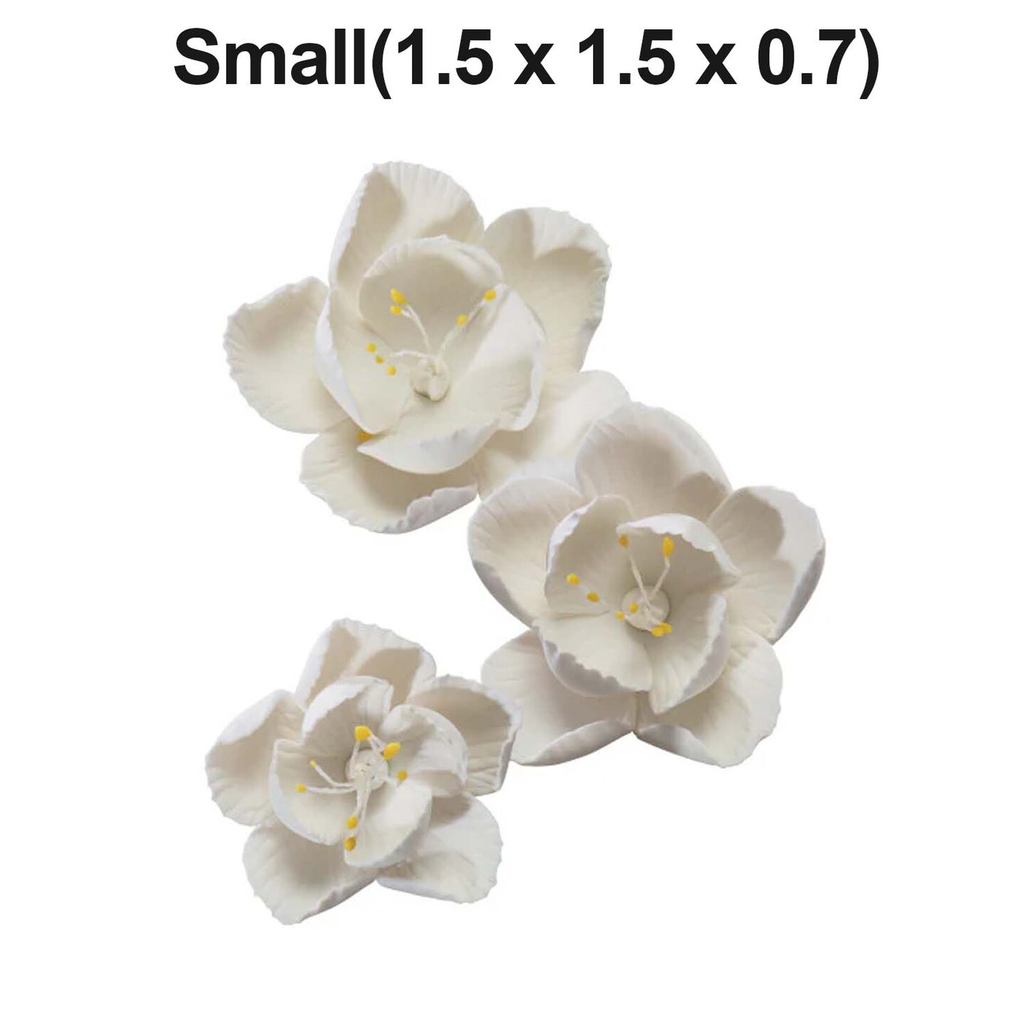 Blossom Flower Assortment Gum Paste Sprays - Select your size