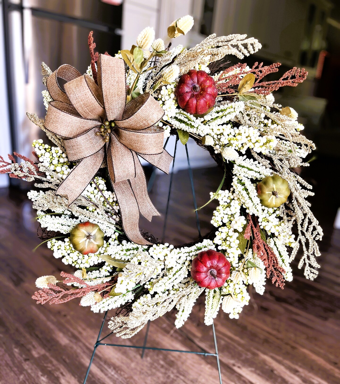 Elegant Neutrals Wreath top