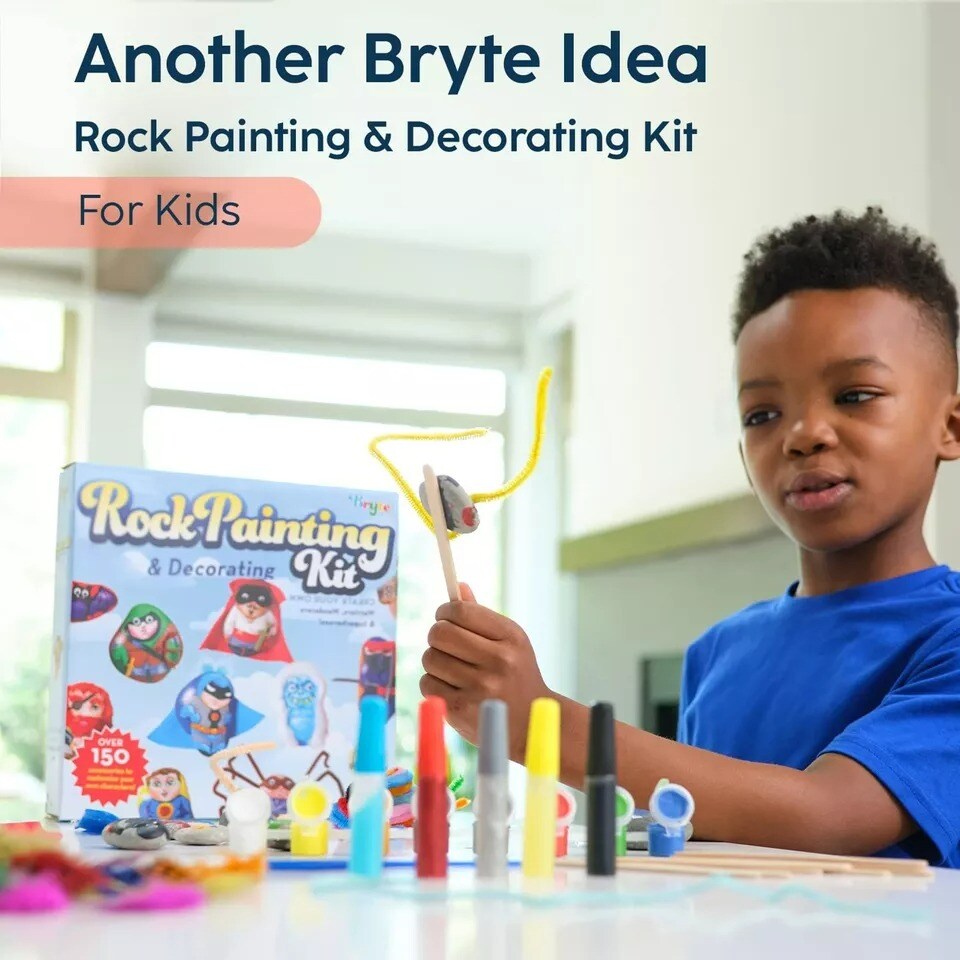 Rock Painting Kit - Warriors &#x26; Monsters