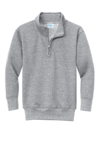 Port &#x26; Company&#xAE; Youth Core Fleece Zip Pullover Sweatshirt