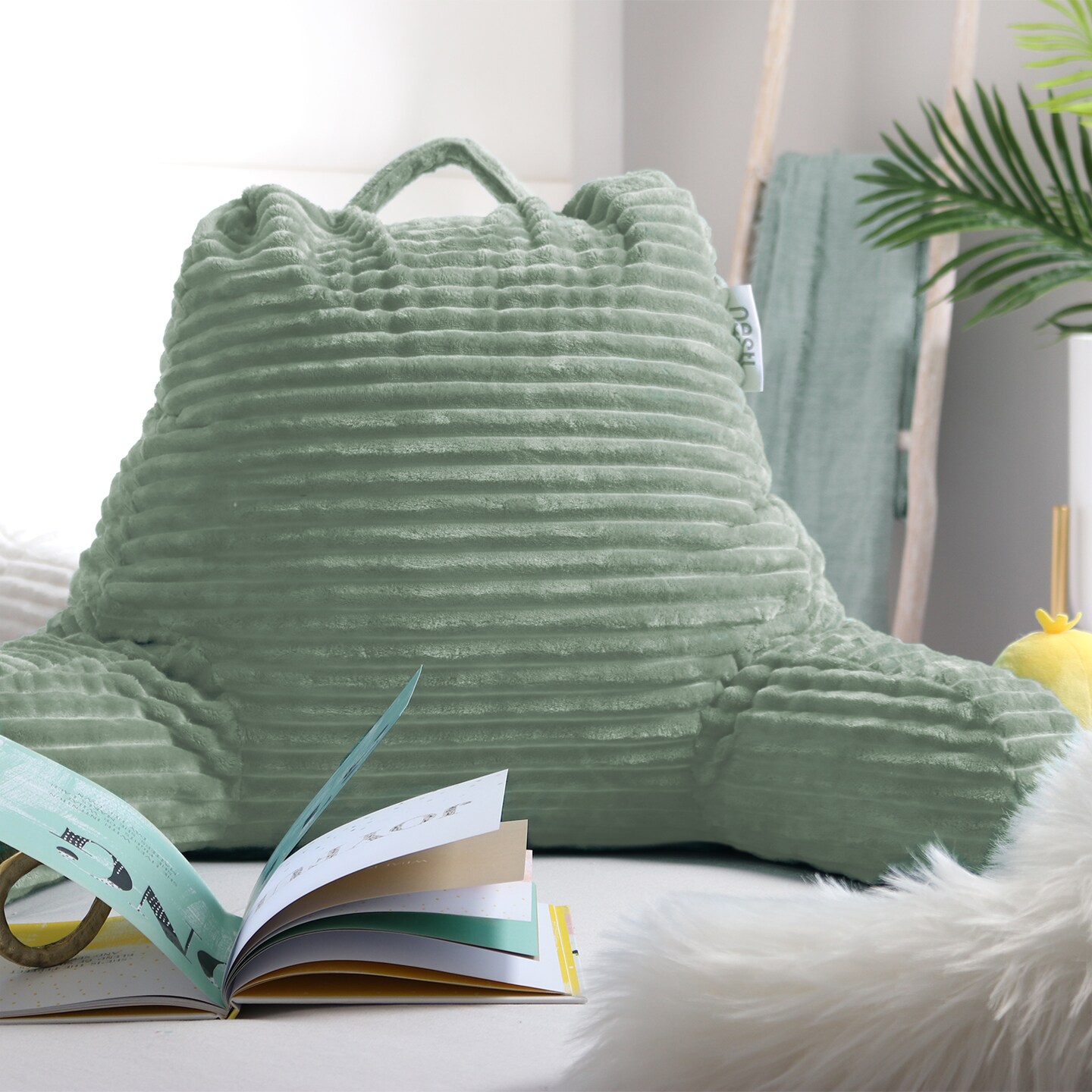 Nestl Cut Plush Reading Pillow