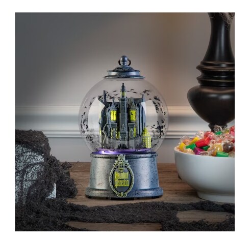 Halloween Disney Musical LED Haunted Mansion Globe 8&#x22;