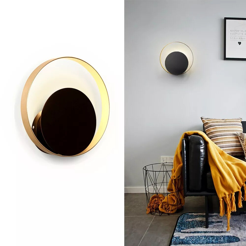 Modern Iron LED Light Wall Sconce Lamp Lighting Fixture Indoor Bedroom Decor