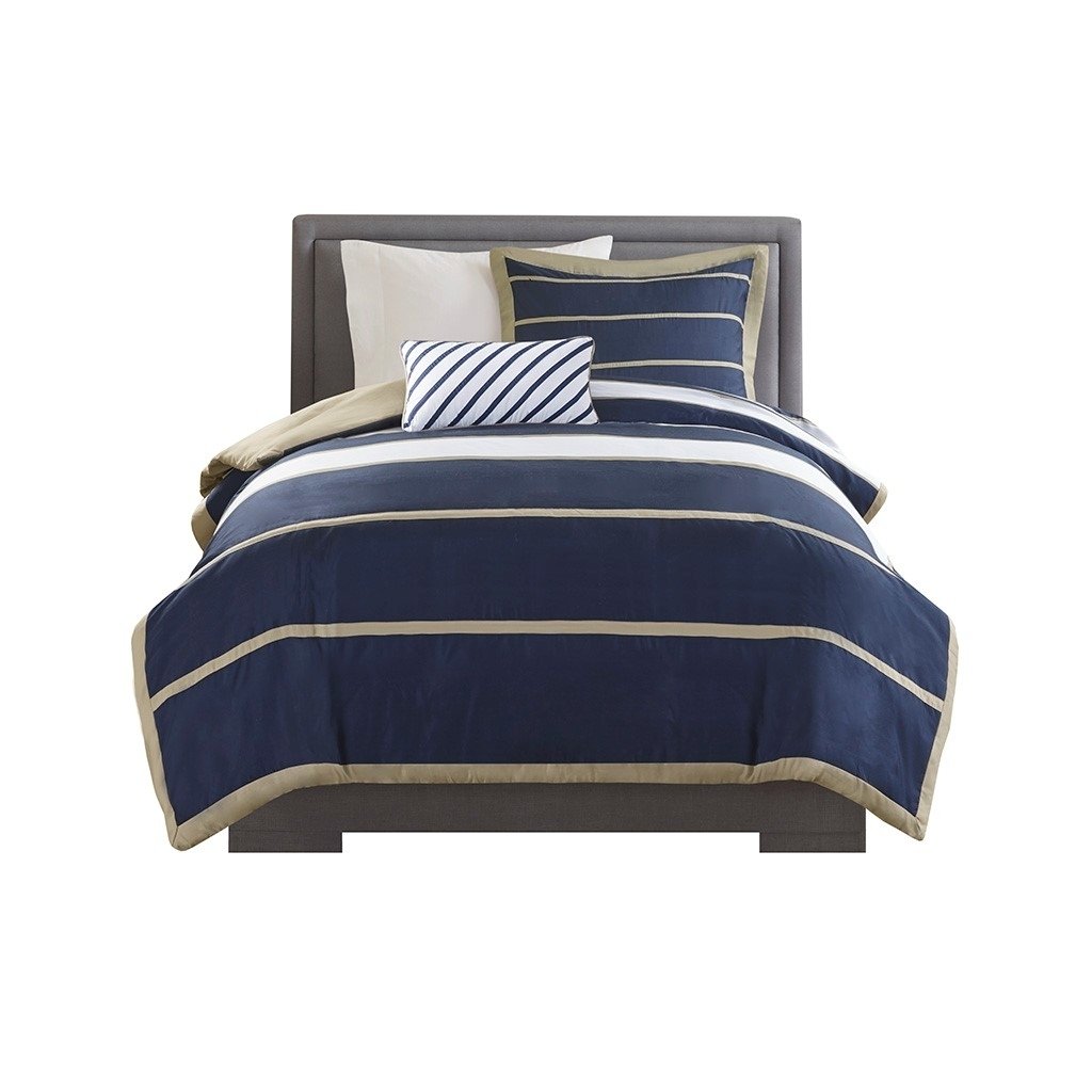Gracie Mills Eudora Modern Elegance Duvet Cover Ensemble Grace-6130 Queen Size