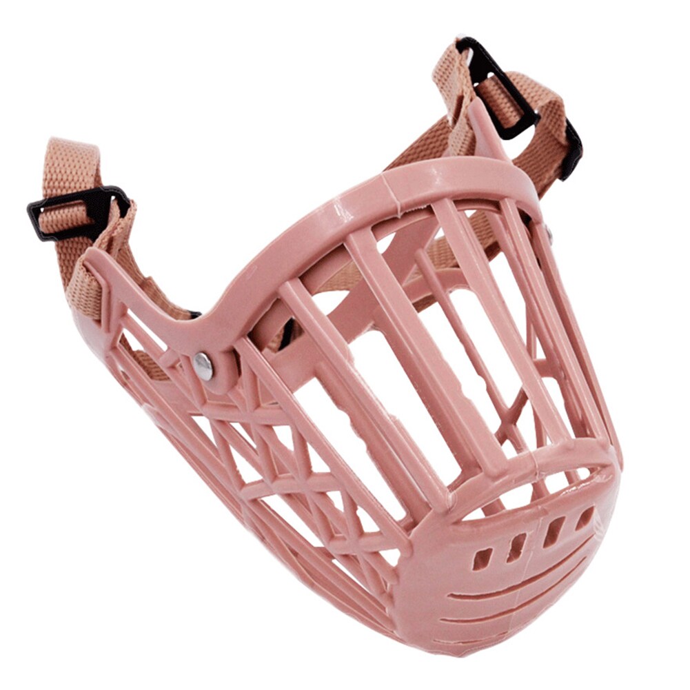 Dog Muzzle High Durability Breathable Plastic Pet Muzzle Dog Anti-Barking Secure Mouth Guard Pet Supplies