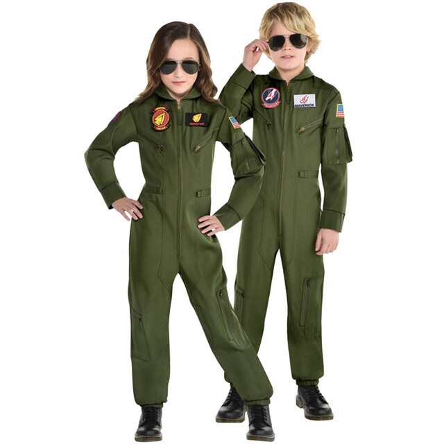 Top Gun Maverick Flight Suit for Kids - Large