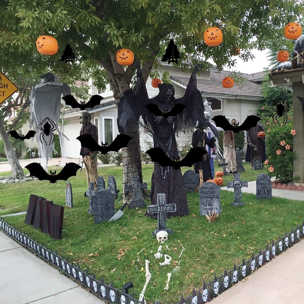12 PCS Halloween Bats