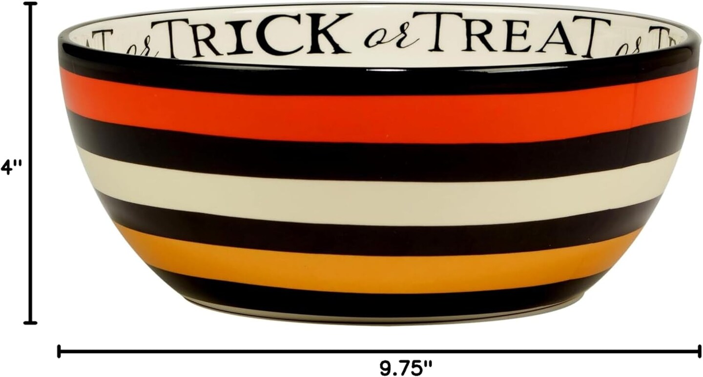 Spooky Halloween 110Oz.Deep Bowl, Multicolor