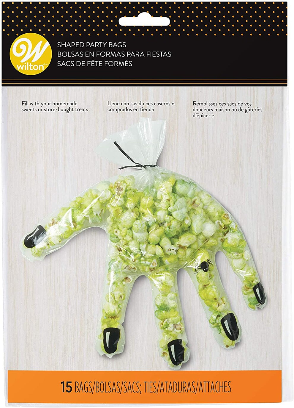 Hand-Shaped Treat Bags, 15ct