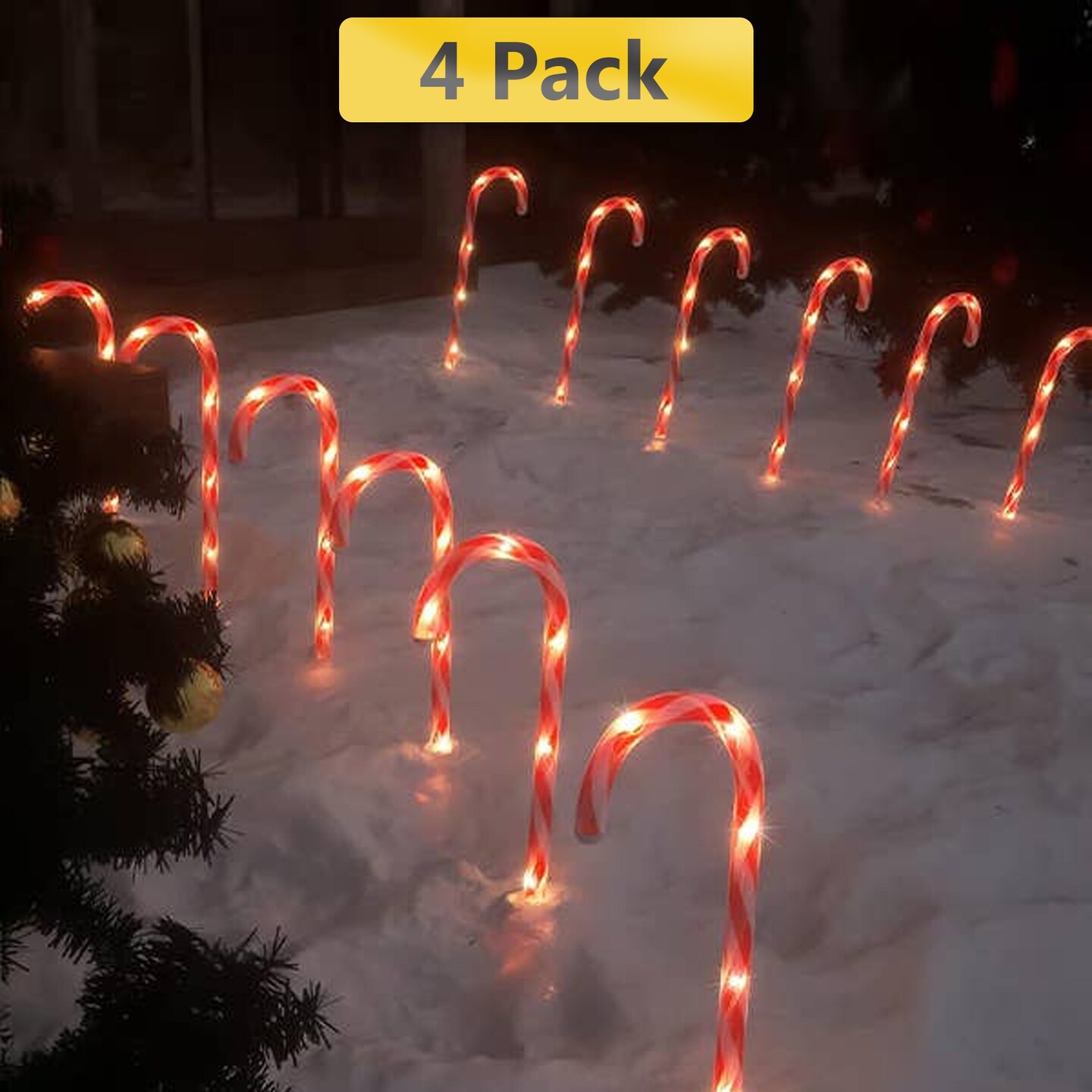 Solar Holiday Candy Canes