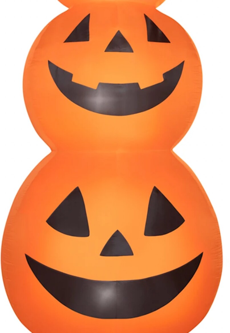 20 FT Halloween Inflatable Jack-o&#x27;-Lantern stack