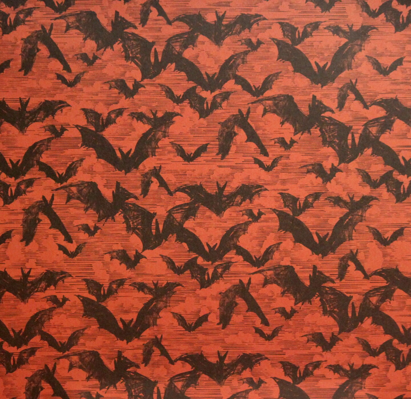 Park Lane Halloween Bats 12 x 12 Lt. Cardstock Paper