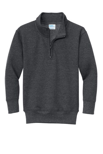 Port & Company® Youth Core Fleece Zip Pullover Sweatshirt