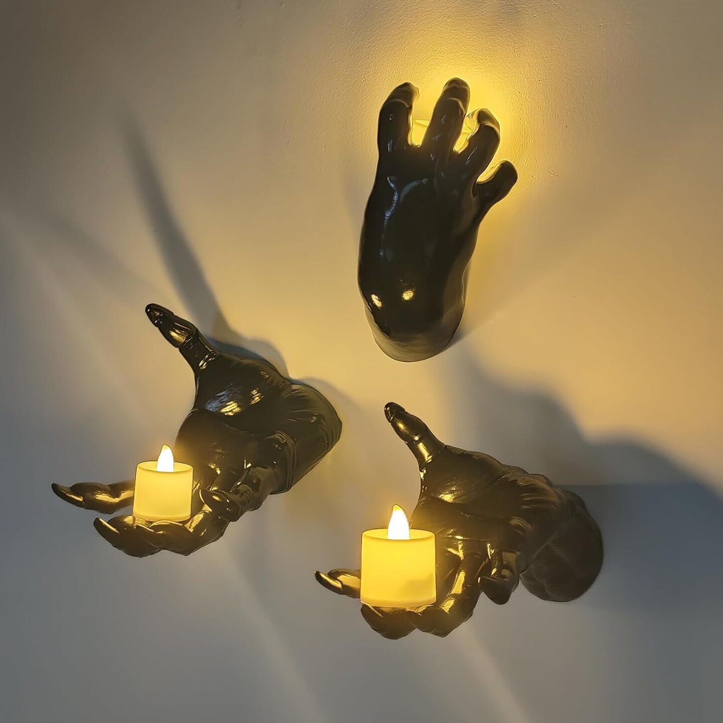 3 Wall Mounted Creepy Hands