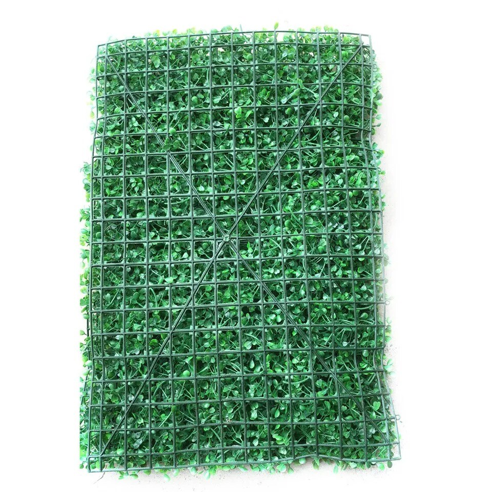 12Pcs 40*60cm Foliage Hedge Grass Mat Artificial Plant Wall Fence Greenery Panel