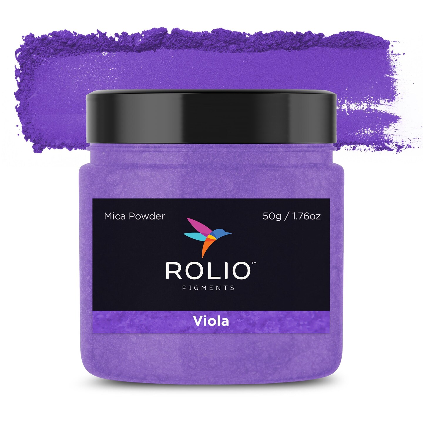 Rolio - 1 Jar Mica Powder (Viola) - 50g / 1.8 oz