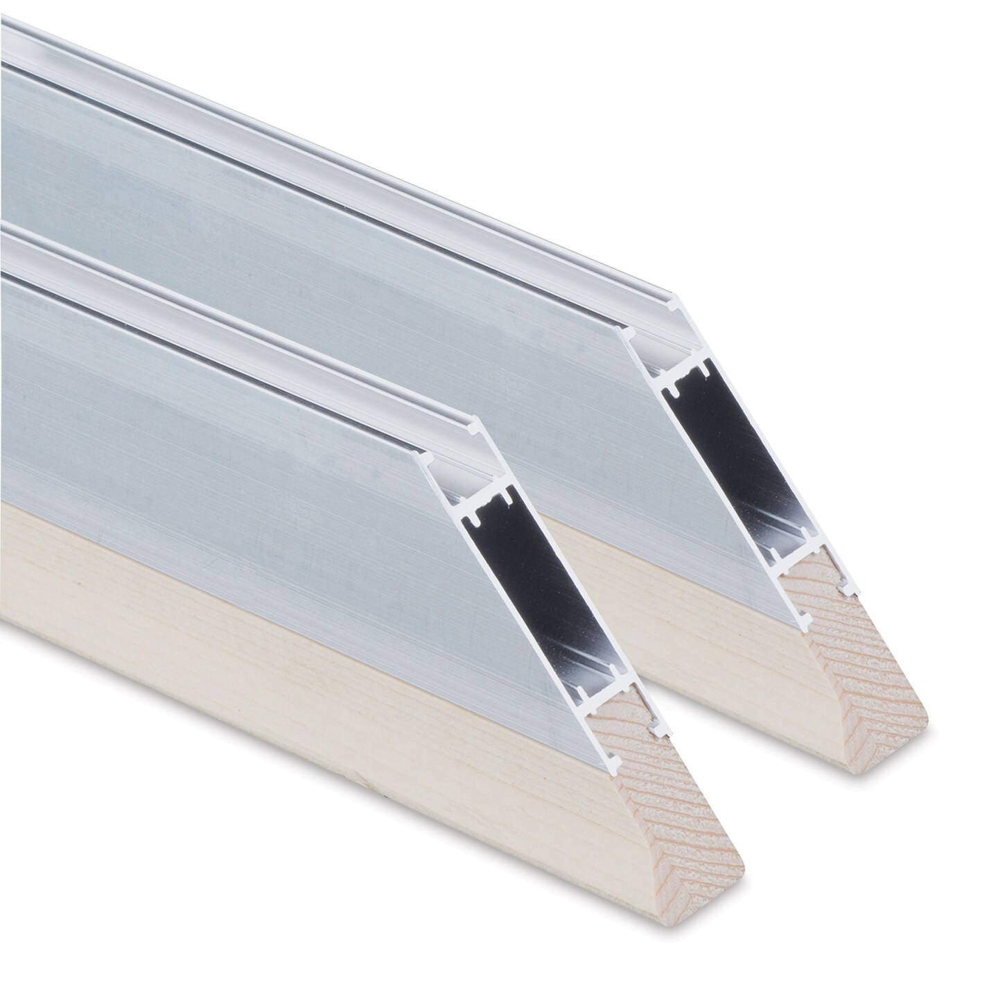 MUSEO ALU-Frame Aluminum Stretcher Bars and Parts - Stretcher Bars 1&#x22; Profile, 18&#x22;, Pkg of 2