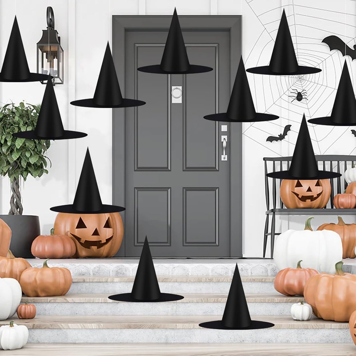 12Pcs Witch Hats Costume
