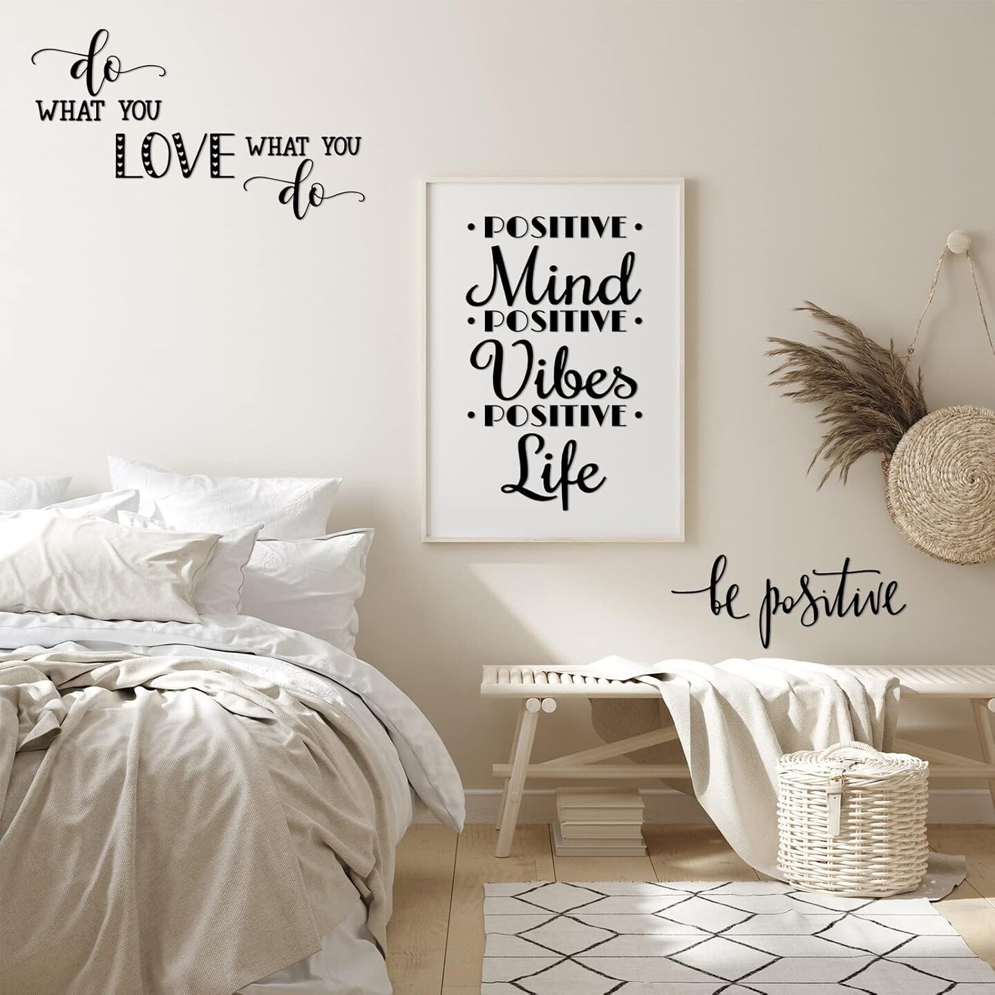 9 Pcs Inspirational Vinyl Wall Decals - Classic