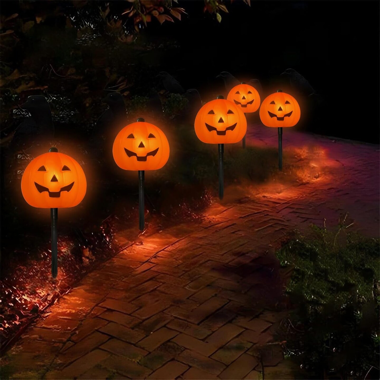 Pumpkin Pathway Lights Outdoor - 7Ft C7