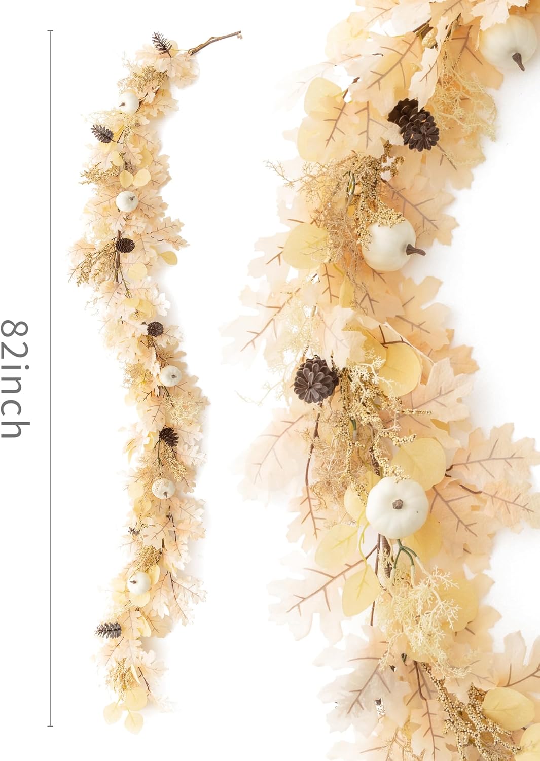 6FT Boho Fall Garland (Beige)